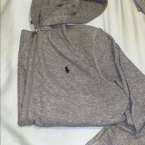 Authentic Gray Polo lightweight Jacket